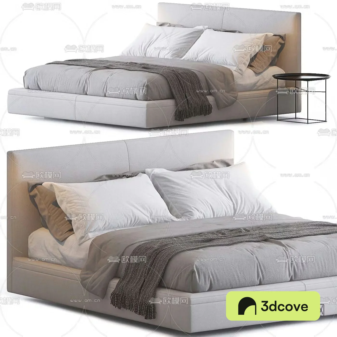 B&B Italia modern double bed