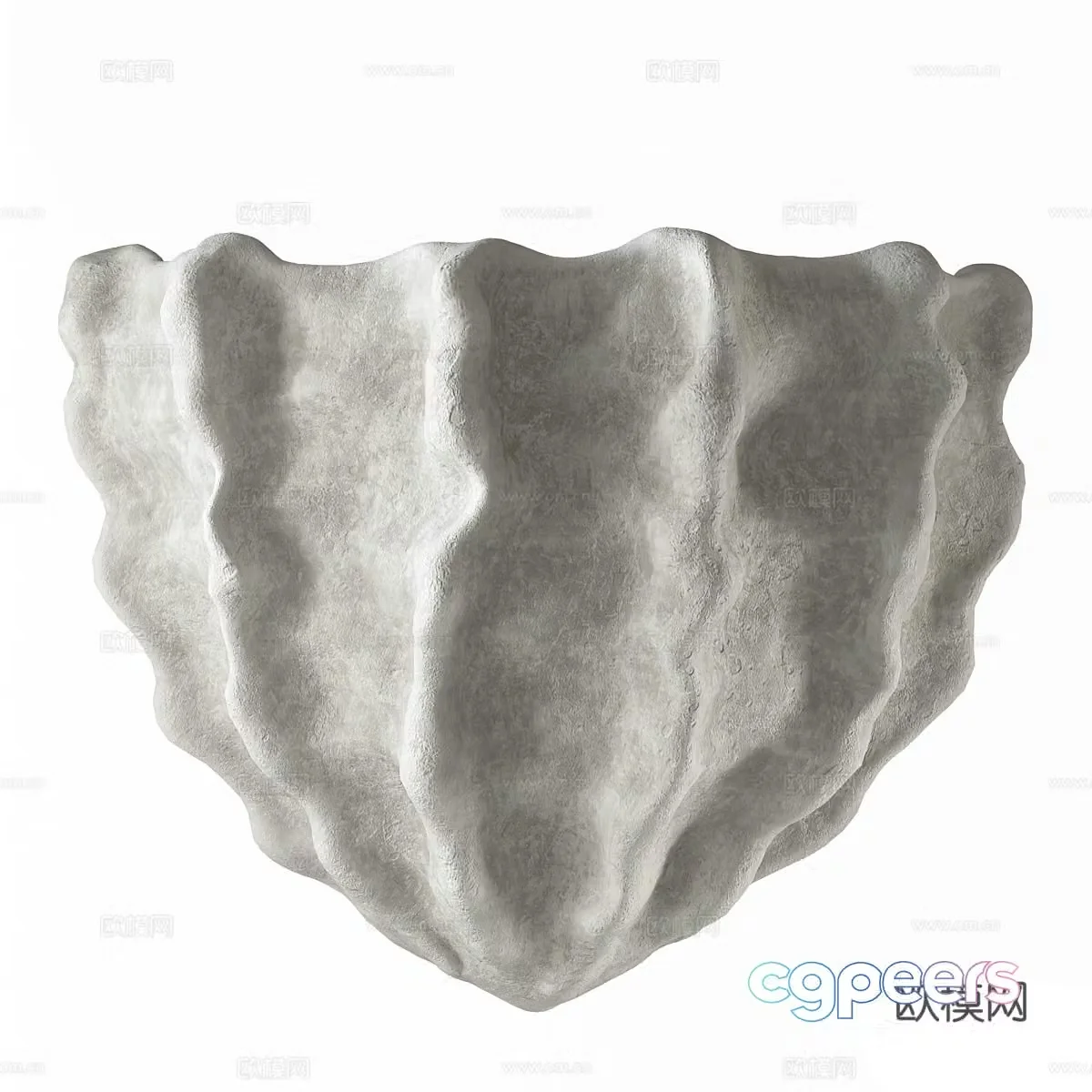 New Chinese style Wasabi Meduse wall light 3D model