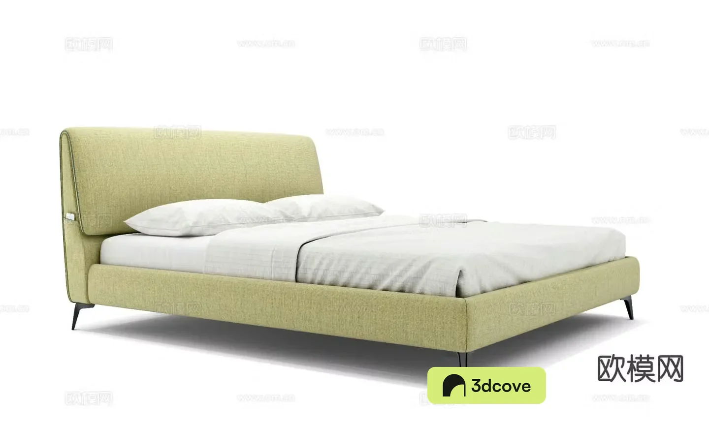 Simple double bed