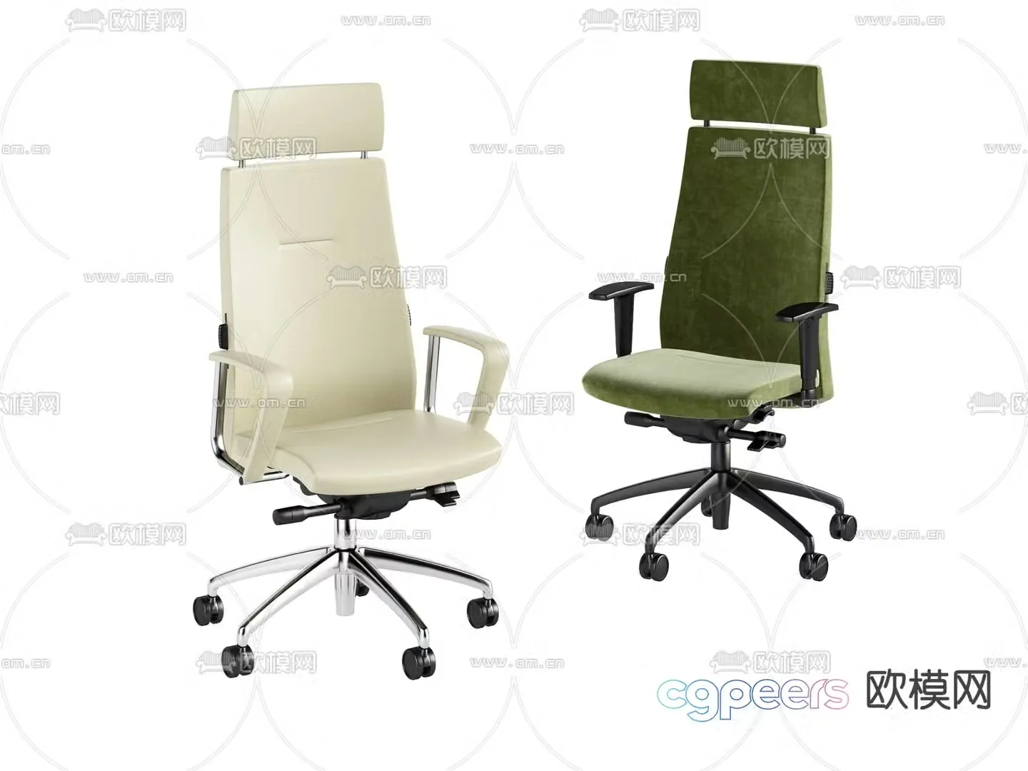 Office chair executive chair conference chair 3d model
