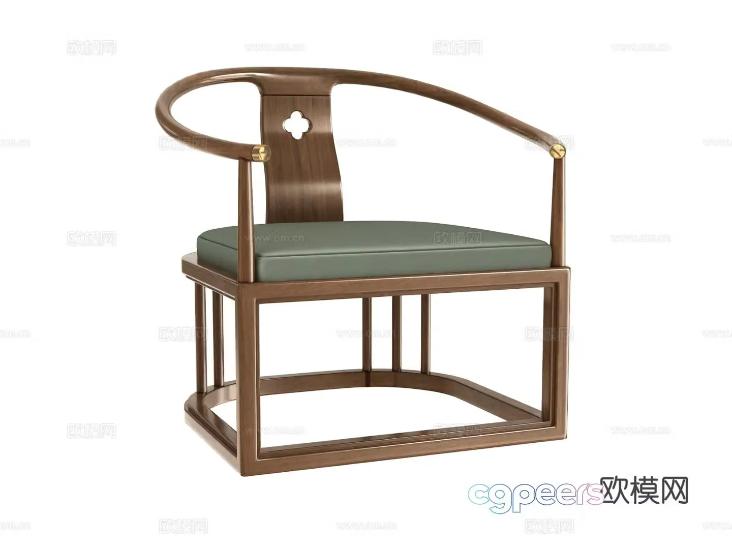 New Chinese style chair armchair 3d model