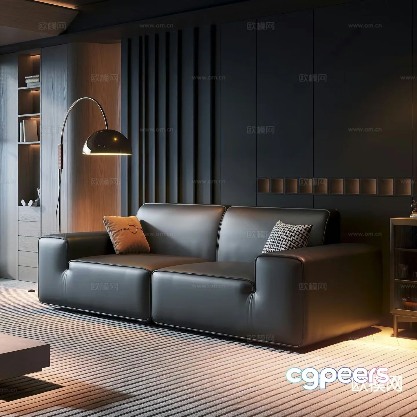 Italian love sofa 3d model