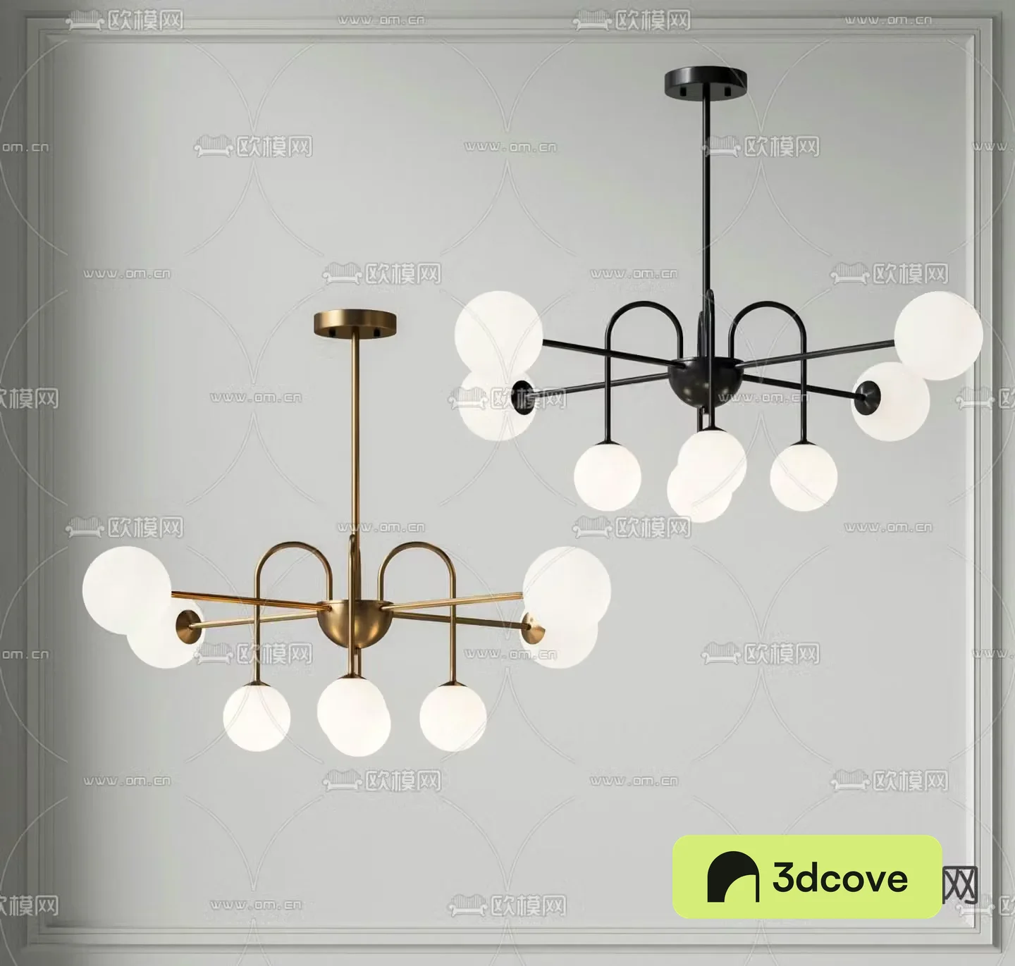 Light luxury chandelier hall chandelier