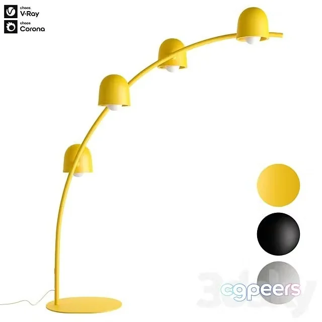 3ds Max Free – Fatboy Big Lebow Arc Floorlamp