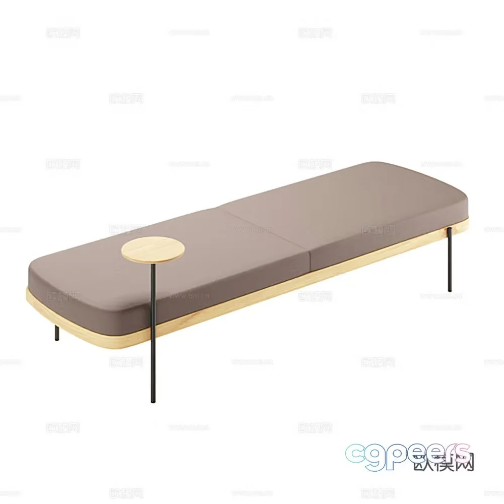 Single bed Massage bed Tool bed 3D model