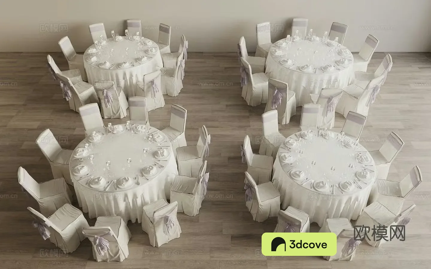 Banquet table and chairs Banquet room dining table and chairs Exhibition hall table and chairs Wedding dining table Round table and chair combination