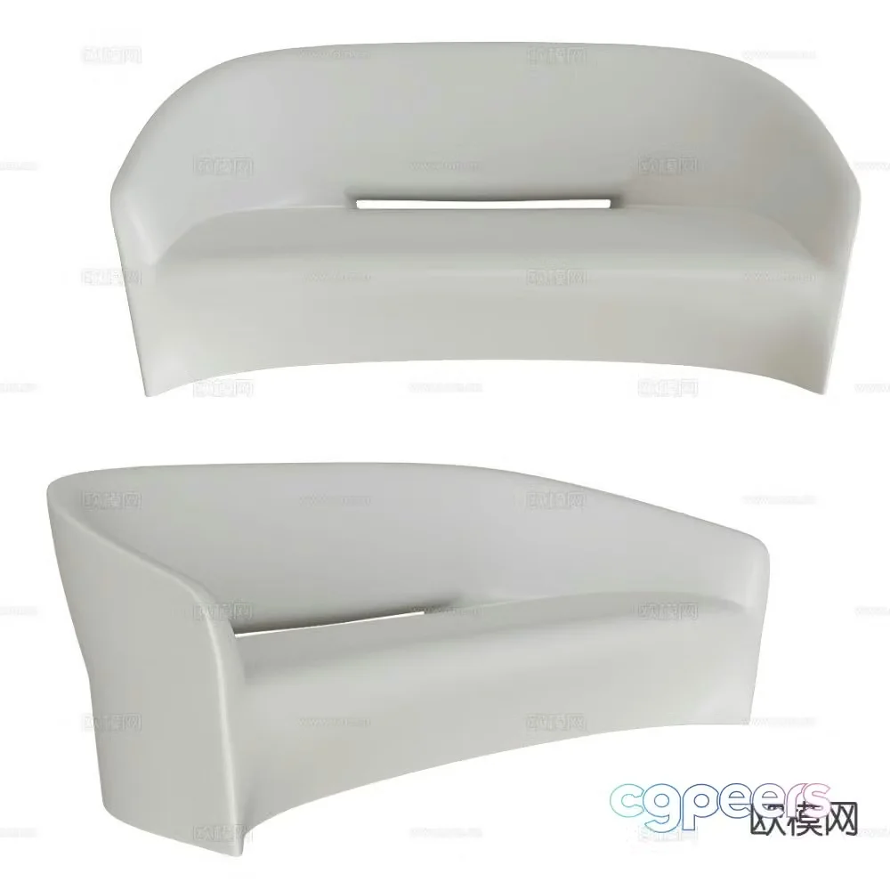 Serralunga multi-seat sofa 3d model