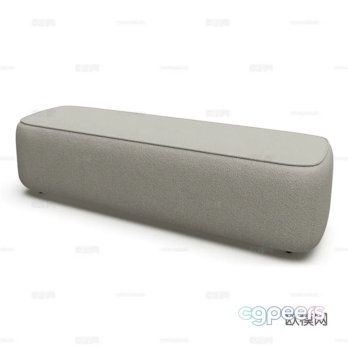 Modern simple sofa stool low stool simple sofa stool stool 3D model