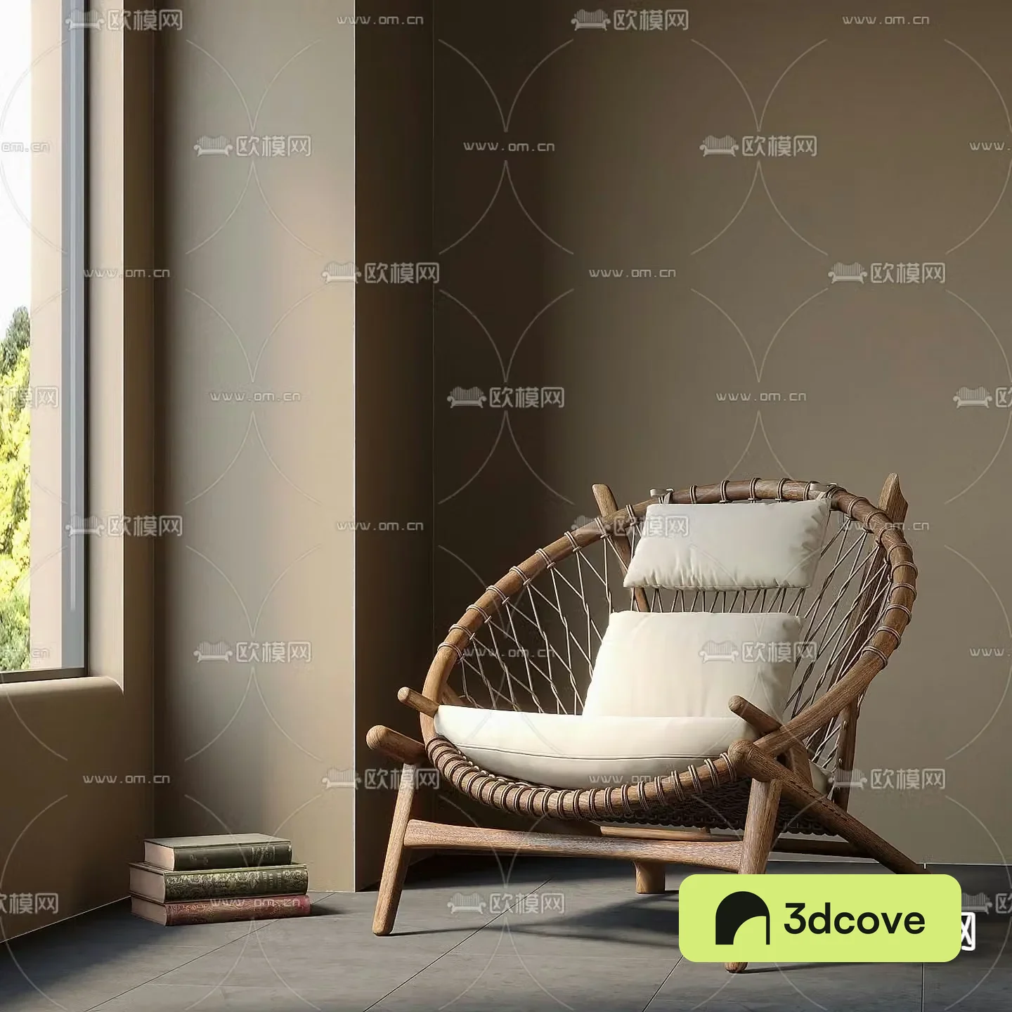 Rattan leisure chair balcony chair lounge chair