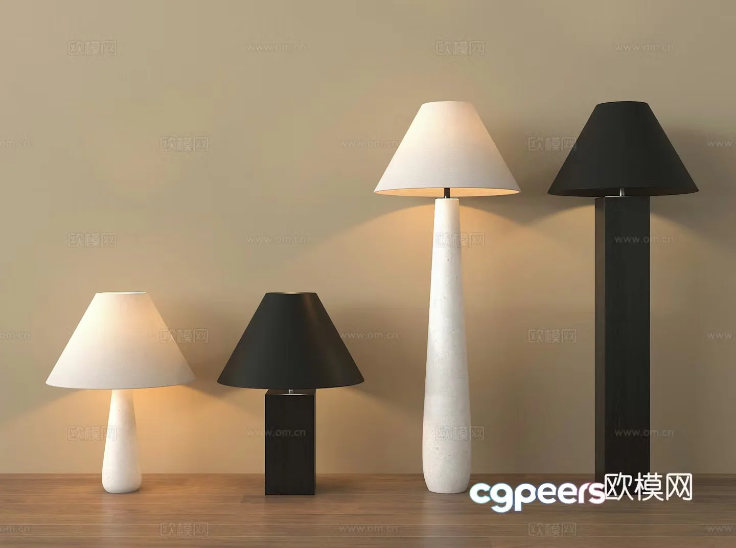Desk lamp Reading lamp Desktop lamp Bedside lamp 3D model