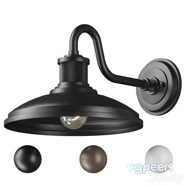 3ds Max Free – Kichler Allenbury 12 Wall Light 49980