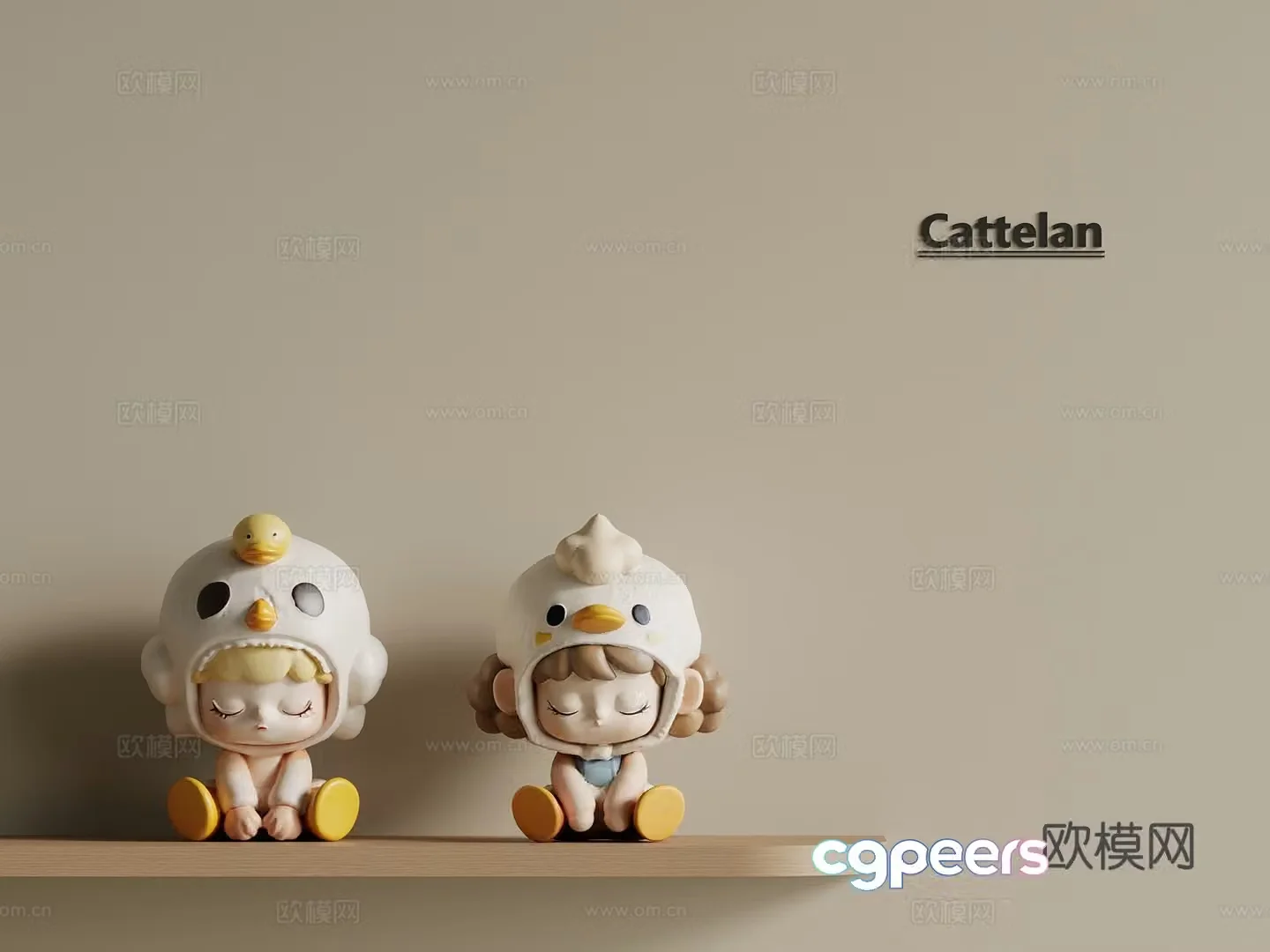 Toys Dolls Figure 3D Model