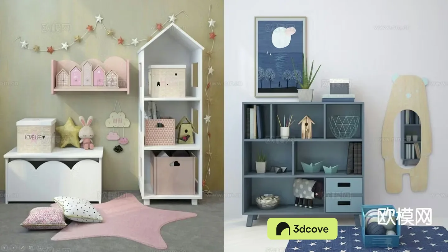 IKEA children’s cabinet toy cabinet storage cabinet