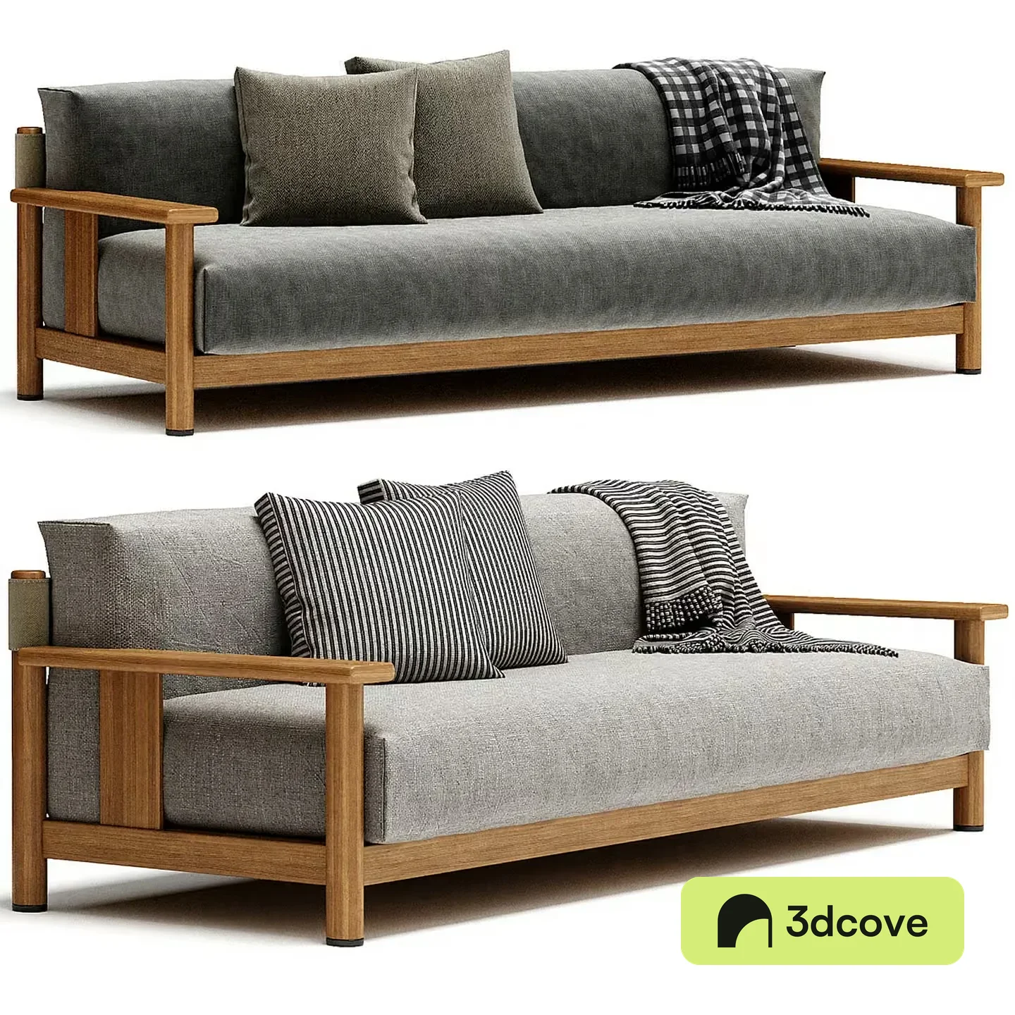 Modern Wood Sofa