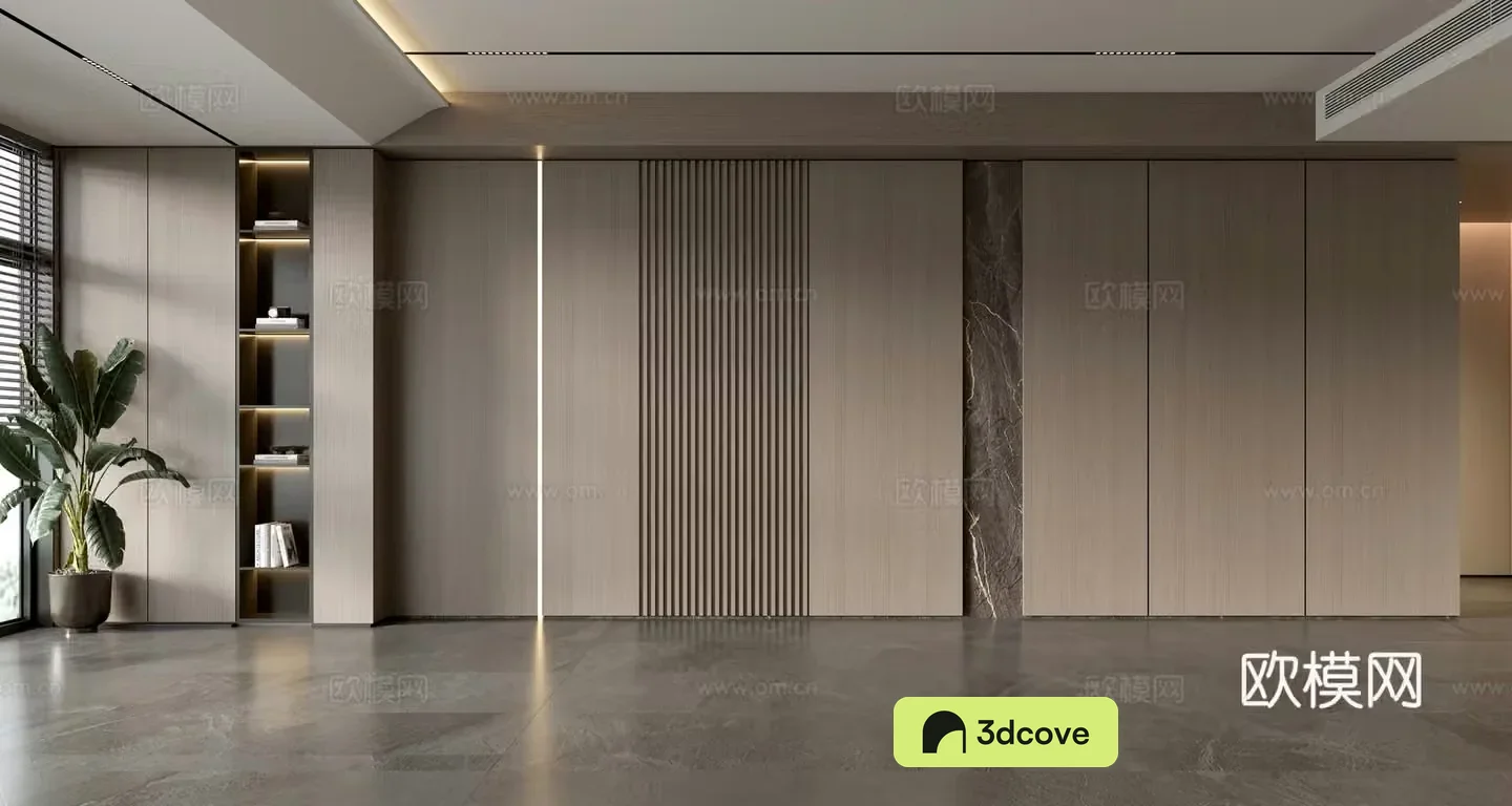 Modern sofa background wall