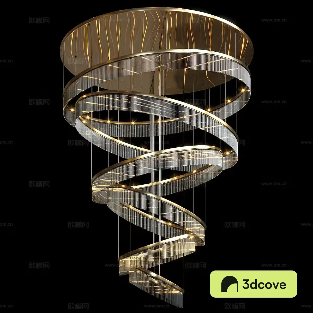 New Chinese style light luxury decorative chandelier