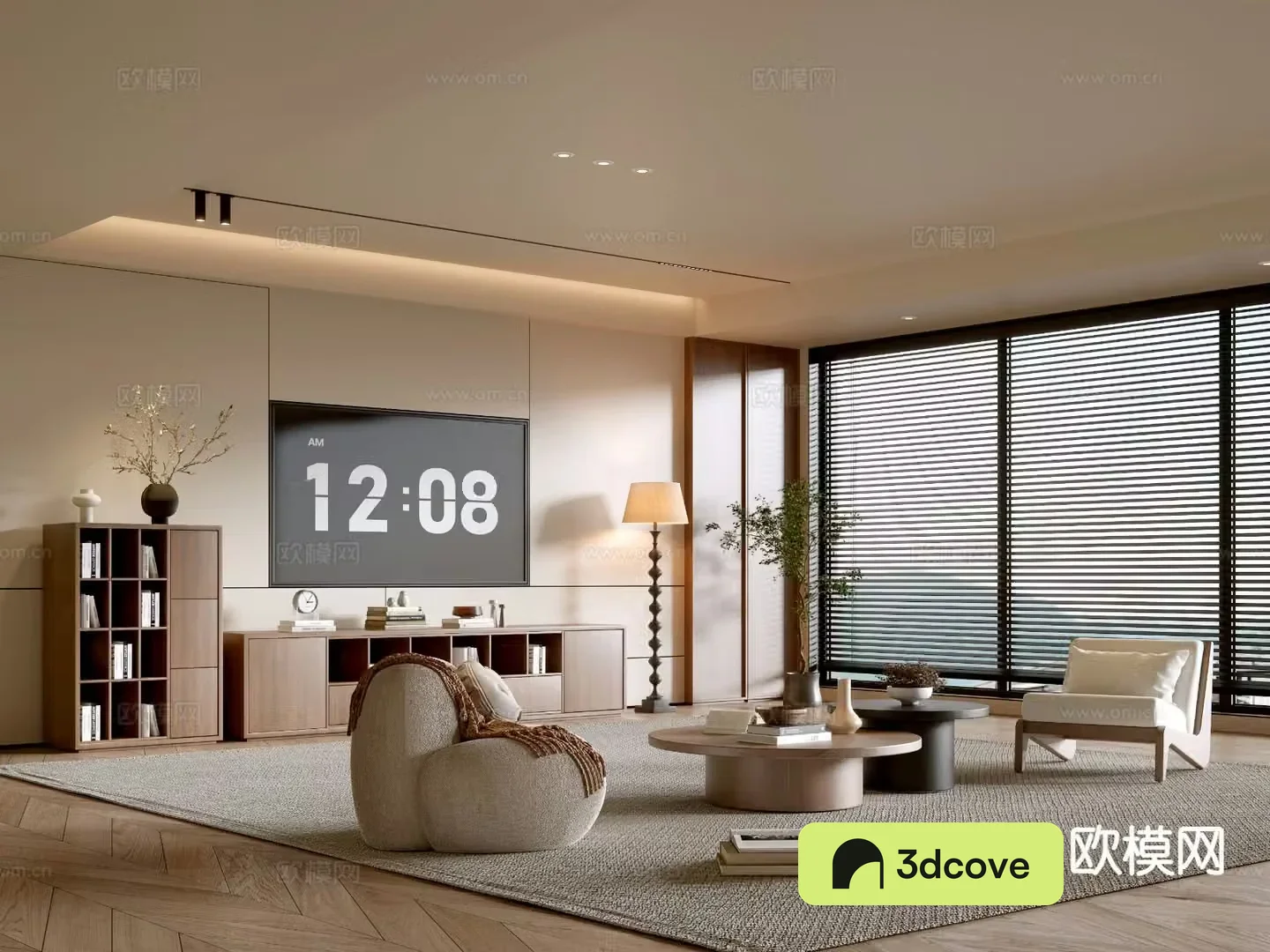 Wabi-sabi living room