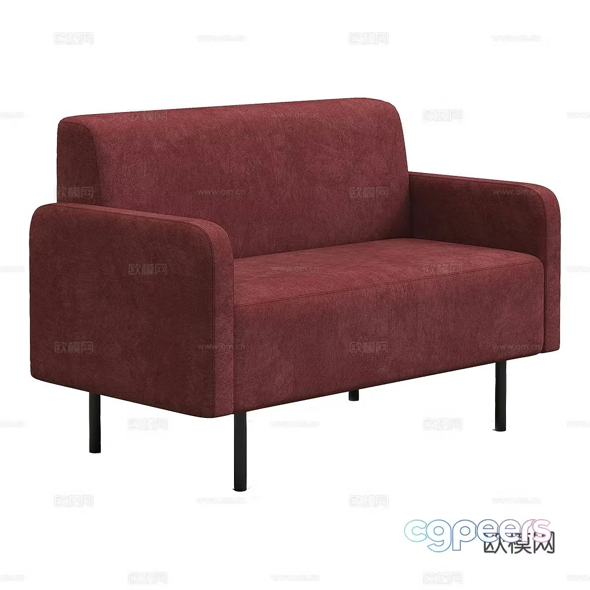 Modern single sofa 3d model