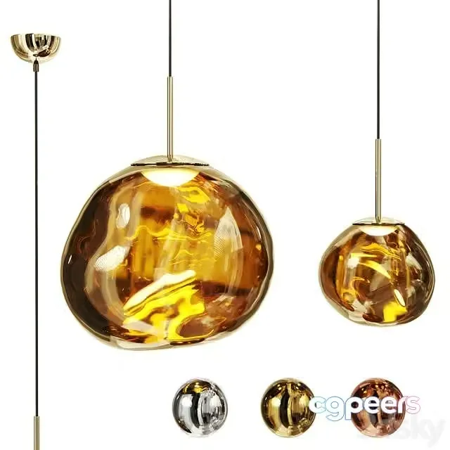 3ds Max Free – Melt Led Pendant by Tom Dixon
