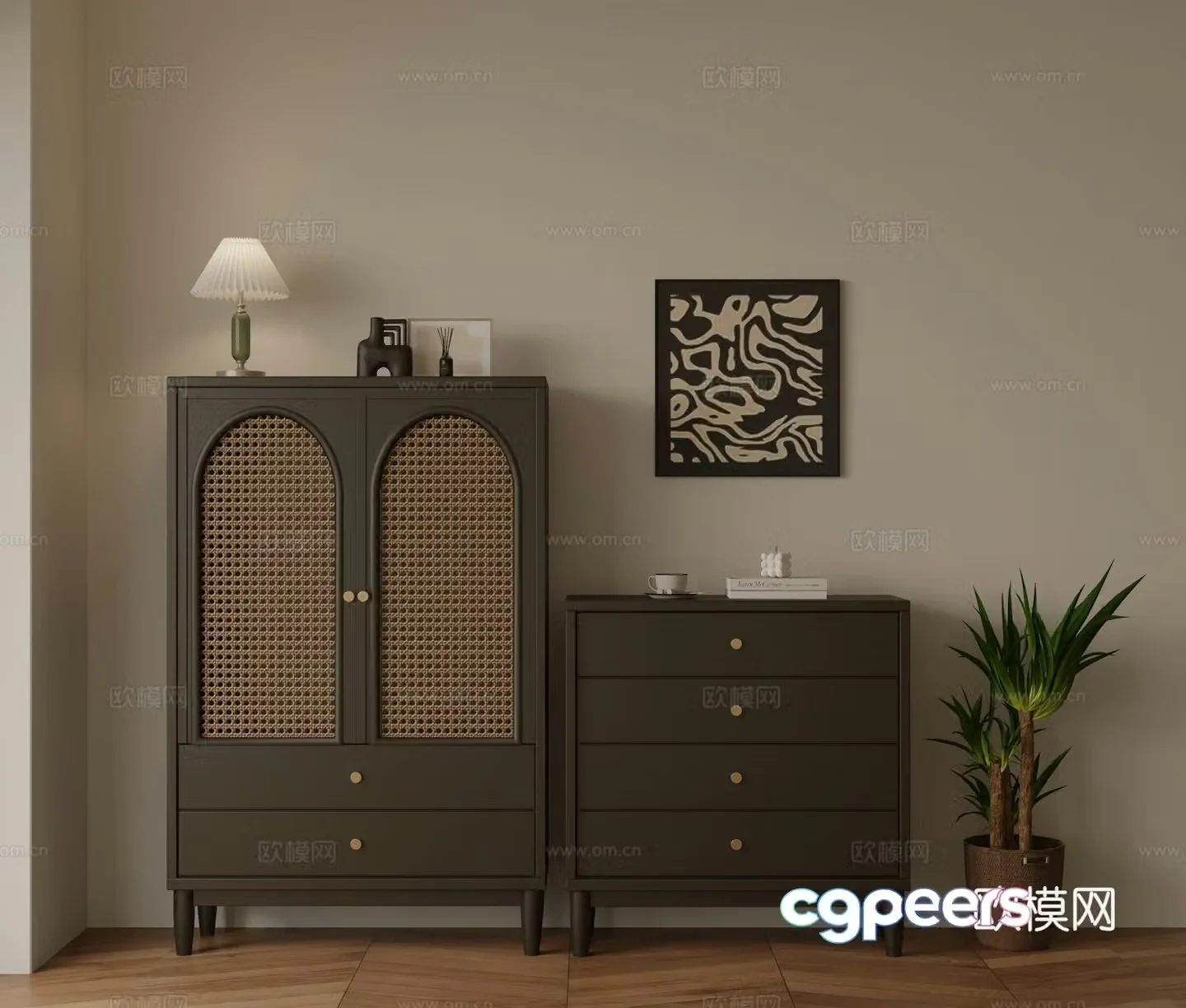 Wasabi Entrance Cabinet 3D Model