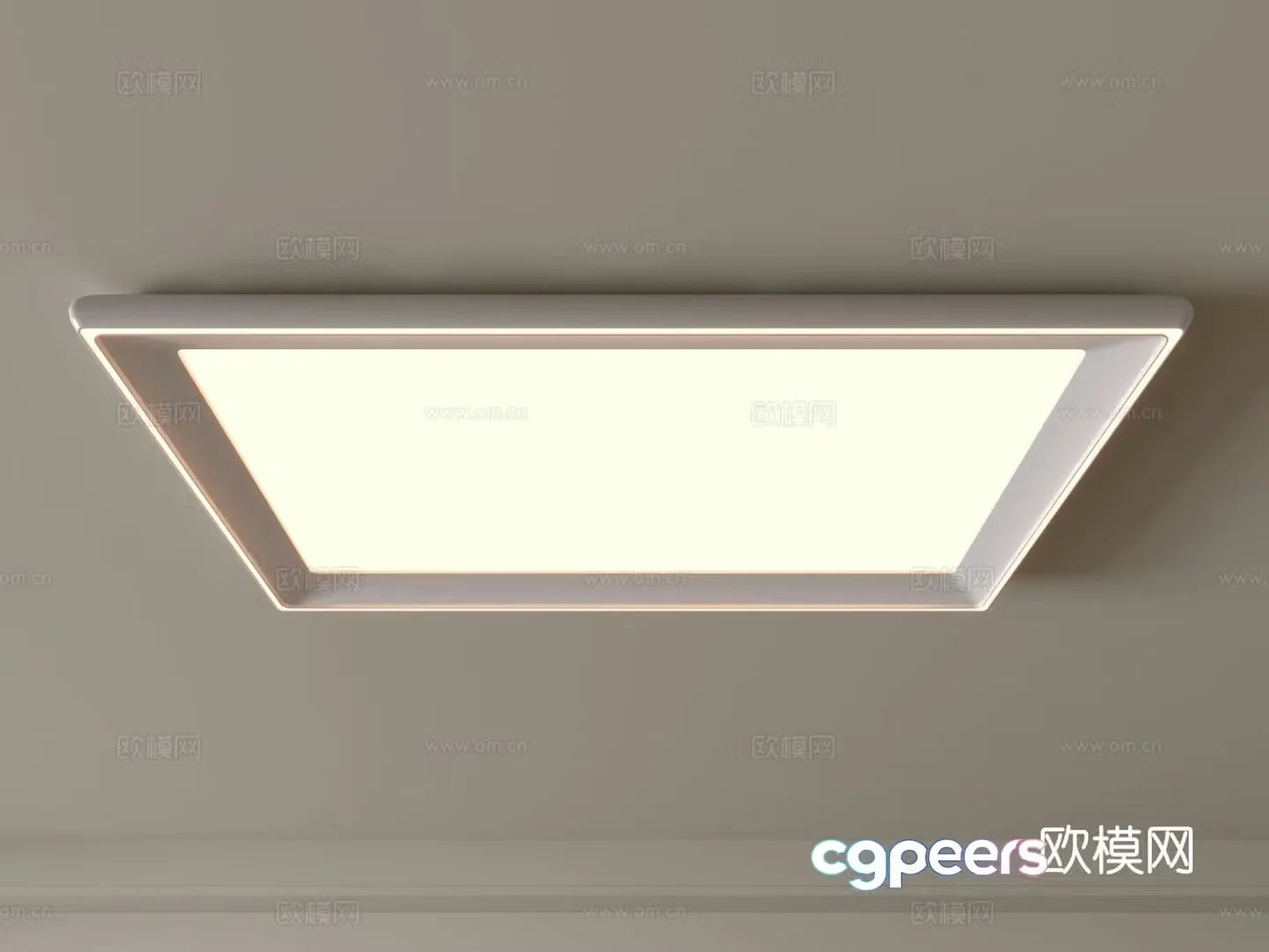Modern ceiling lamp Geometric ceiling lamp Bedroom lamp Artistic shaped lamp Fashion living room lamp 3D model
