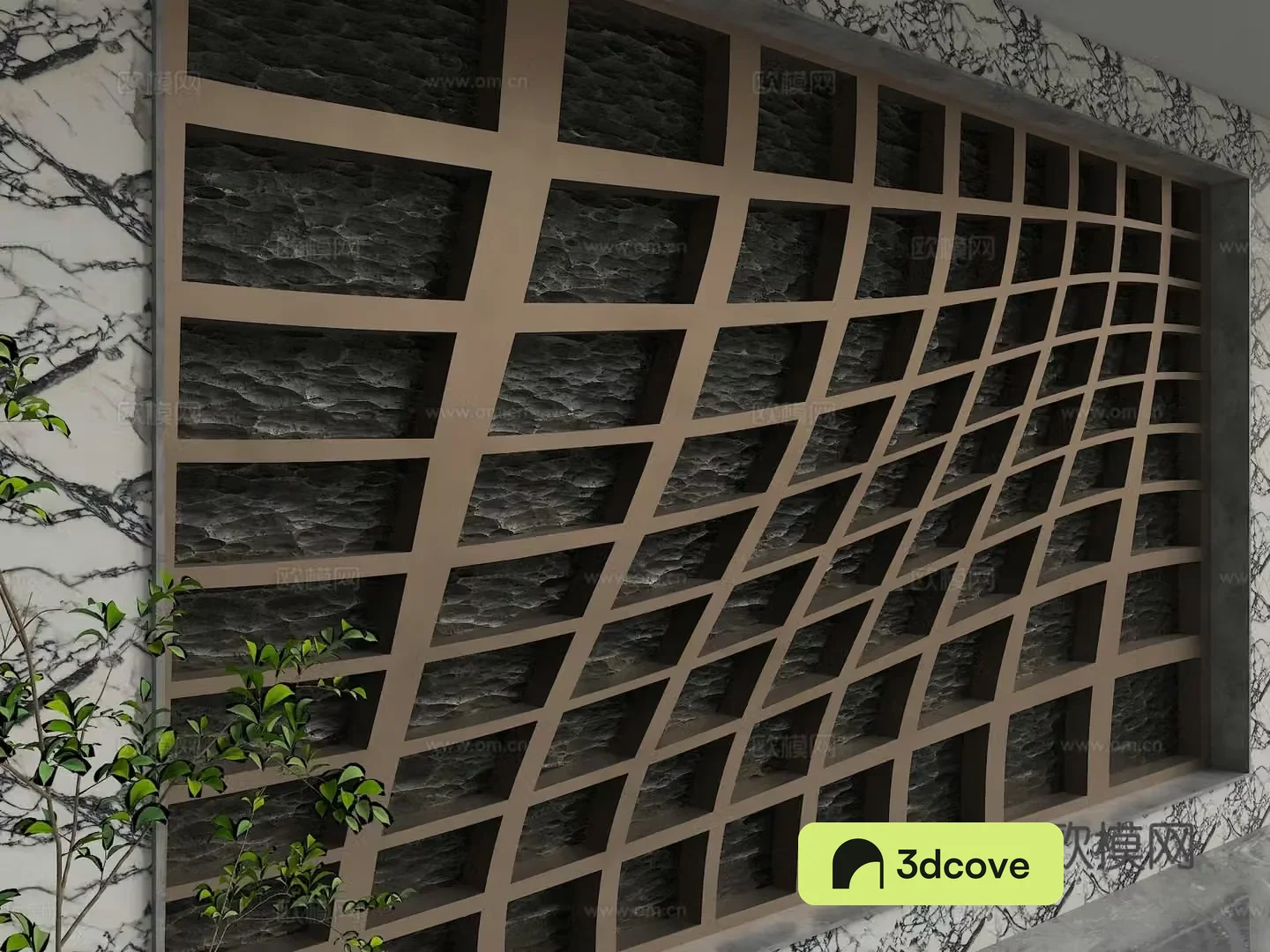 Modern background wall