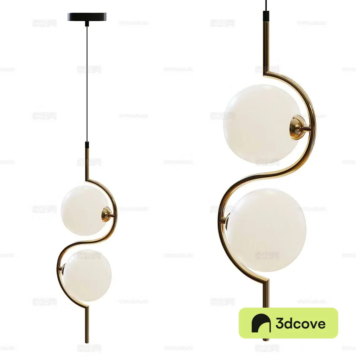 Modern Italian light luxury decorative chandelier