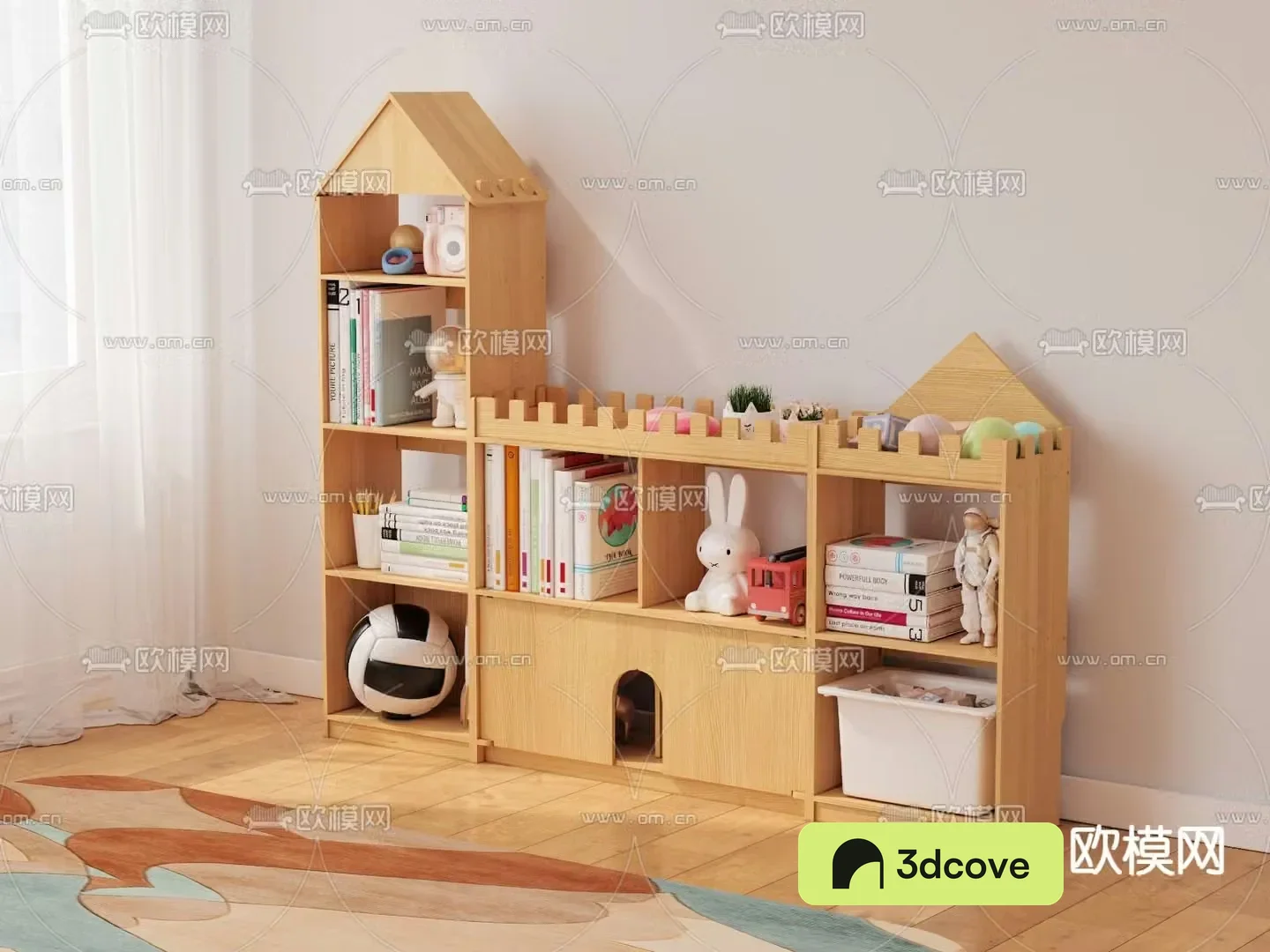 Nordic children’s bookcase