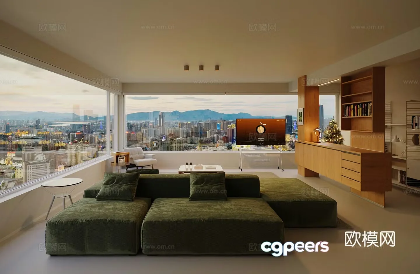 Modern living room 3d model