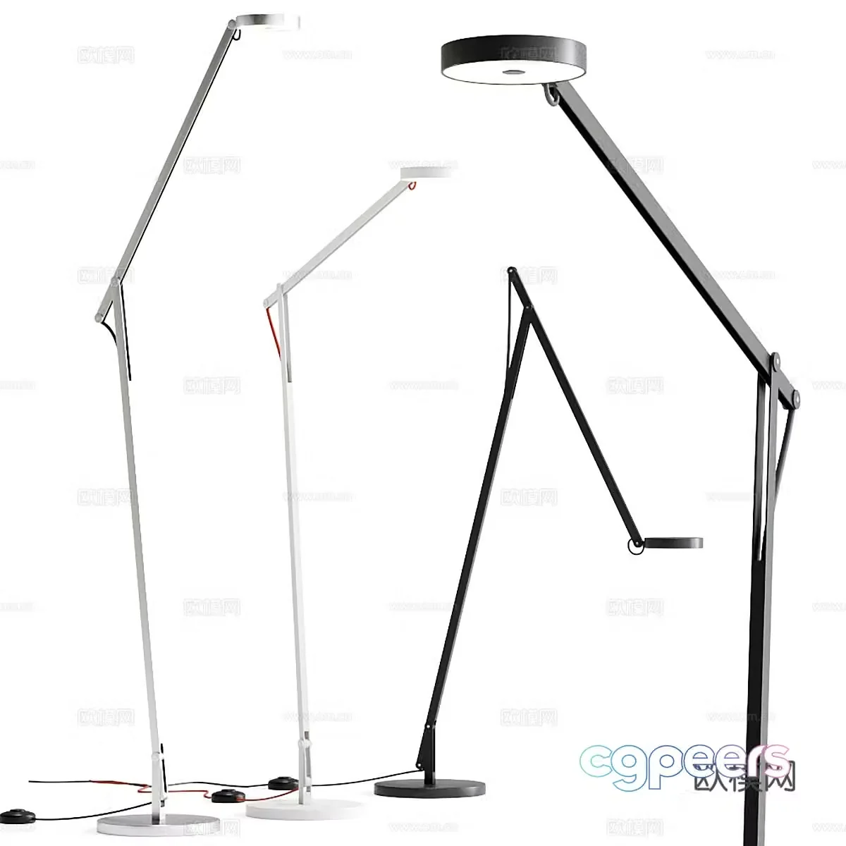 Rotaliana floor lamp 3d model