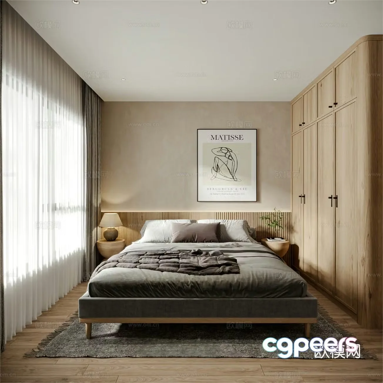 Wasabi Bedroom Second Bedroom Elder Room 3D Model