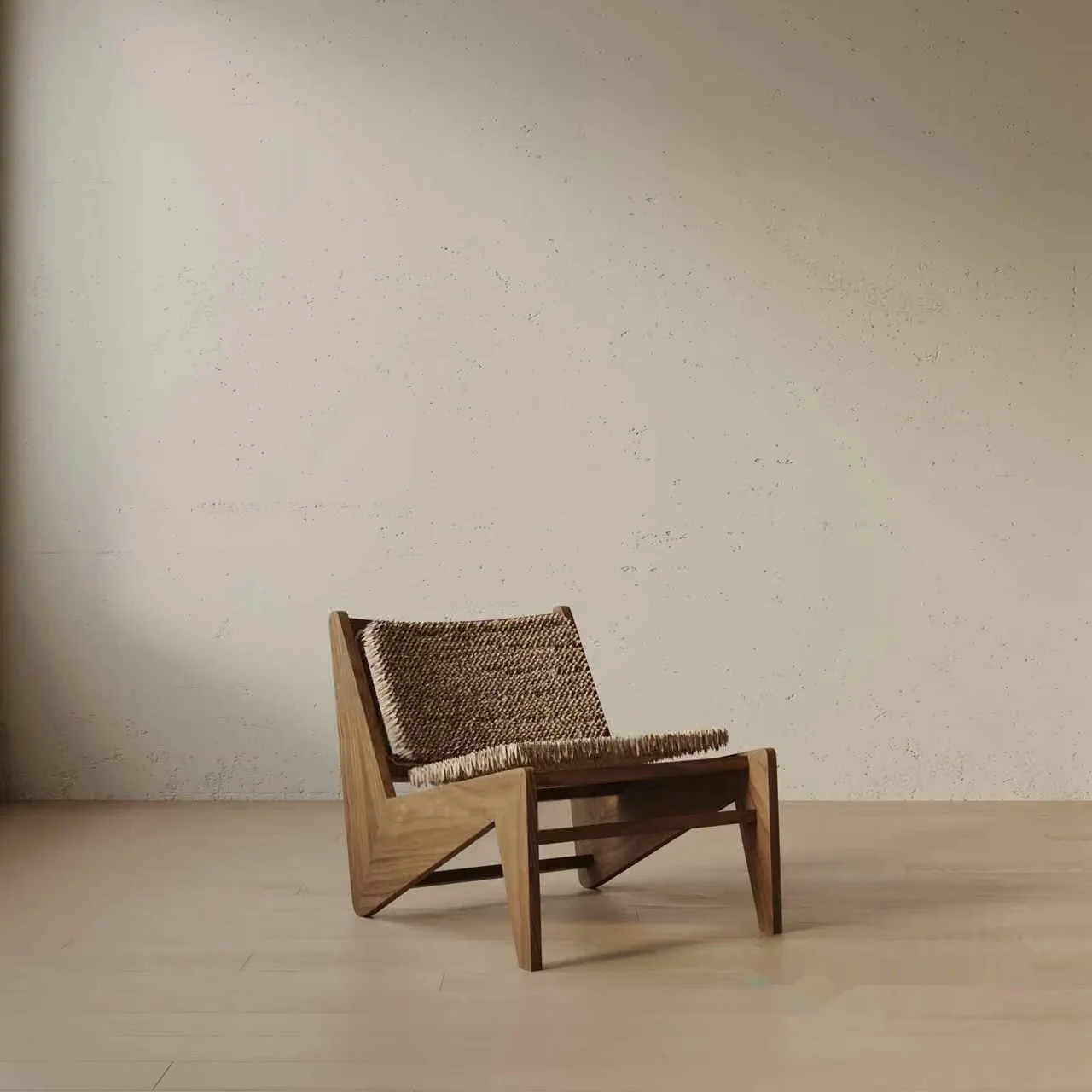 Wooden Minimalist Chair 3D Model – 13269 – VRAY Render