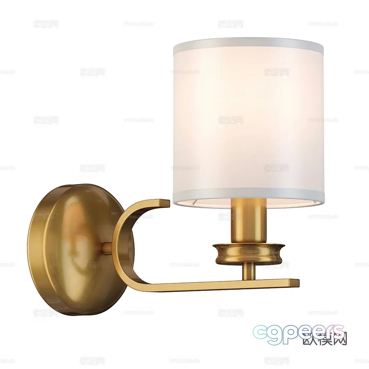 New Chinese wall light 3D model