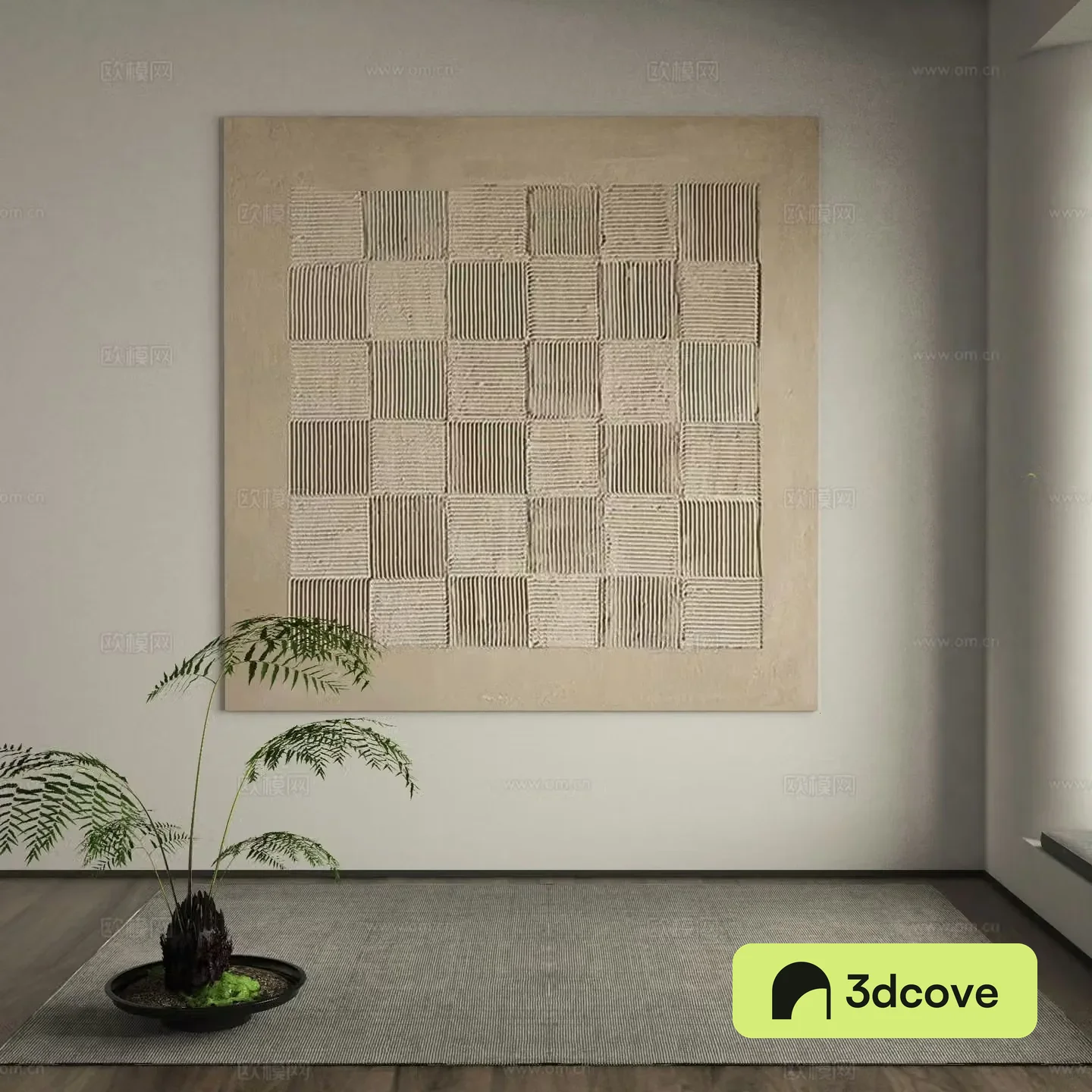 Modern texture painting decorative painting