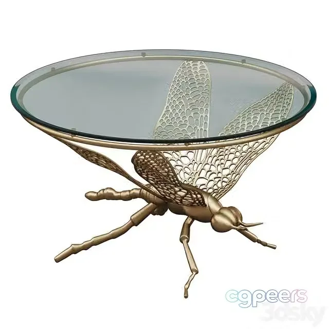 3ds Max Free – Garda Decor COFFEE TABLE DRAGONFLY