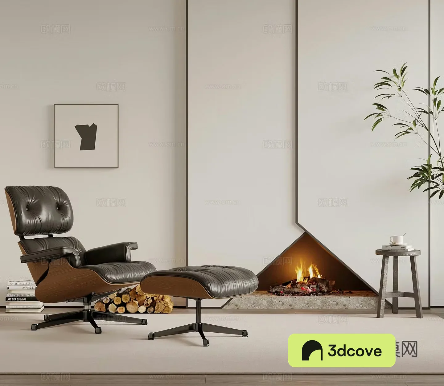Modern casual lounge chair