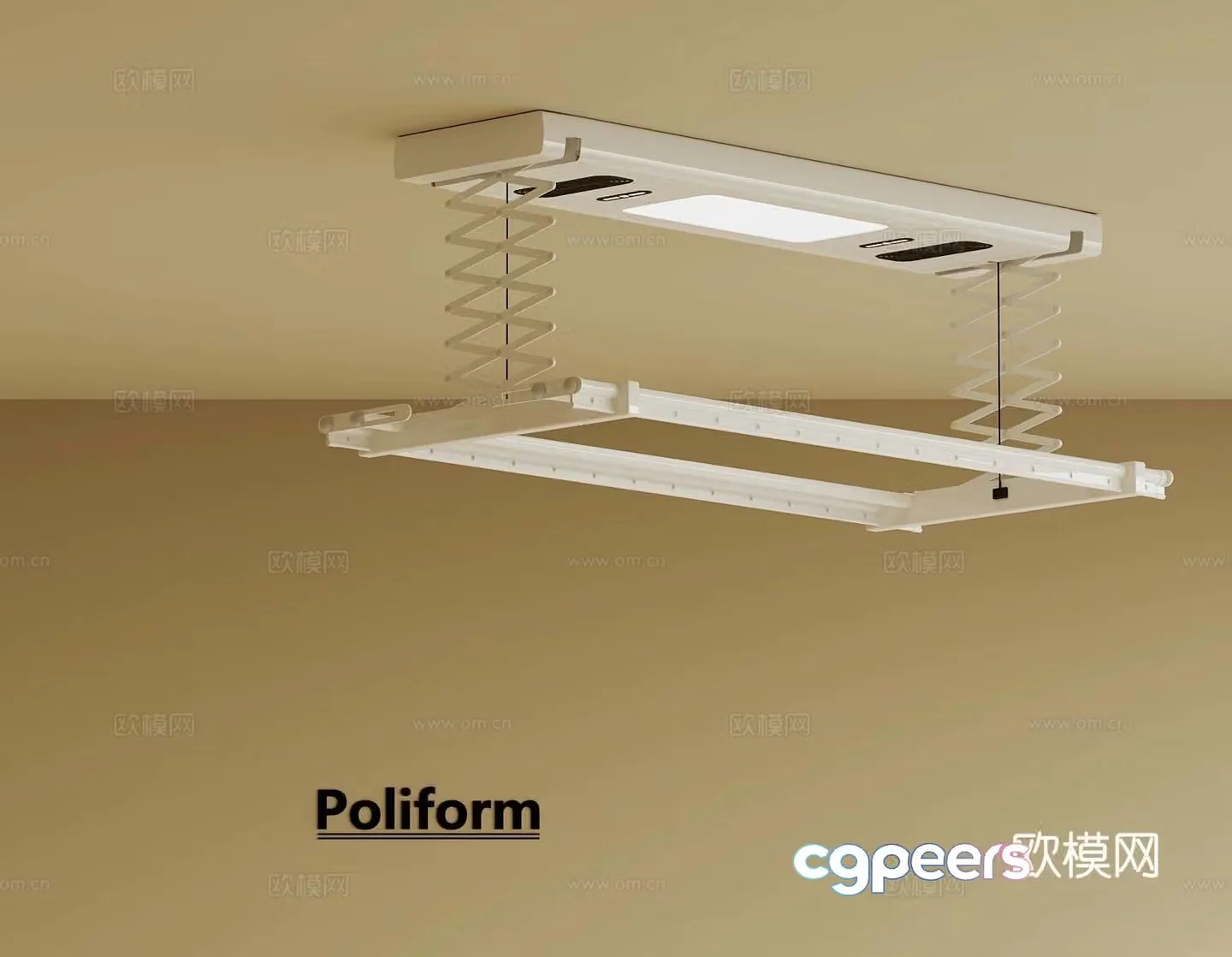 Modern clothes drying rack Electric clothes drying rack 3d model