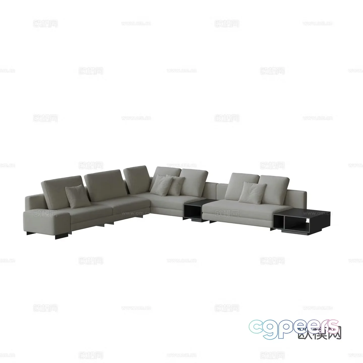 Modern sofa 3d model
