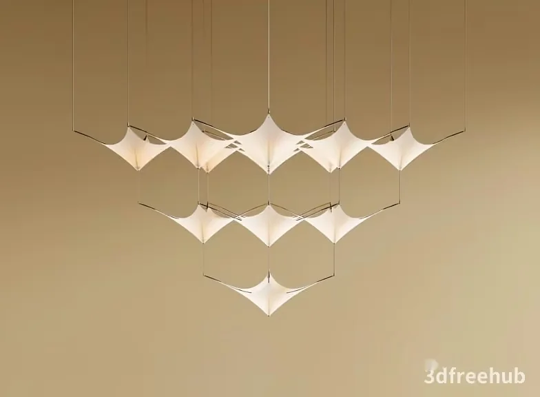 Modern Light Fixtures 3D Model – 8937 – VRAY Render