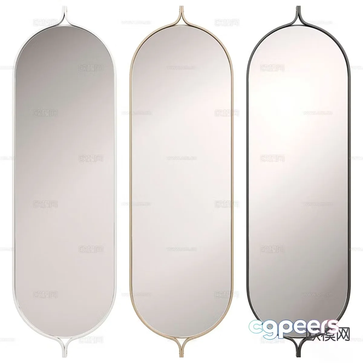 Mirror full length mirror 3d model