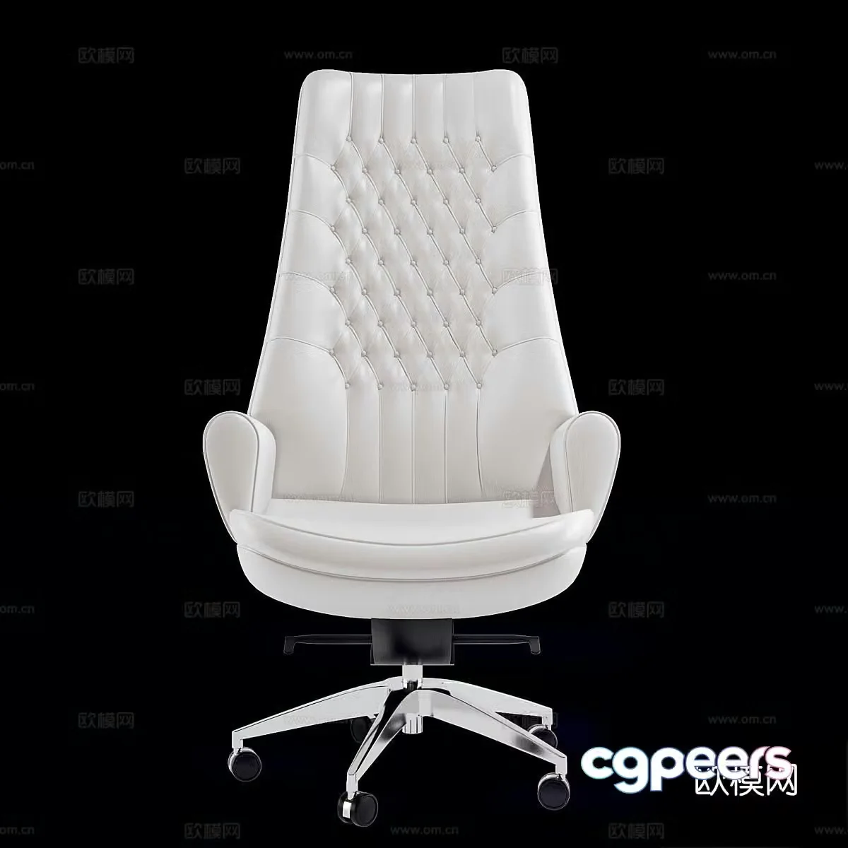 Mascheroni office chair executive chair staff chair 3d model
