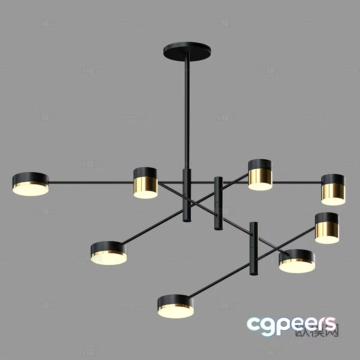 Modern simple chandeliers chandeliers simple chandeliers dining chandeliers living room chandeliers lamps 3D model
