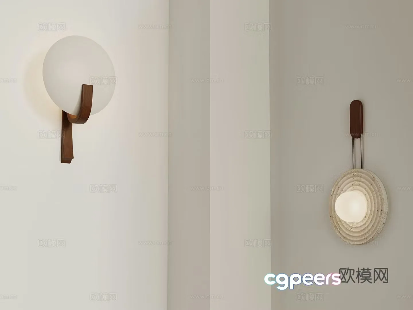 3D model of medieval style wall light