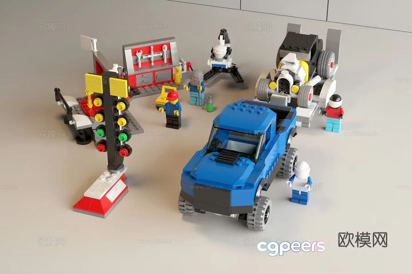 Lego building blocks children’s educational toys 3d model
