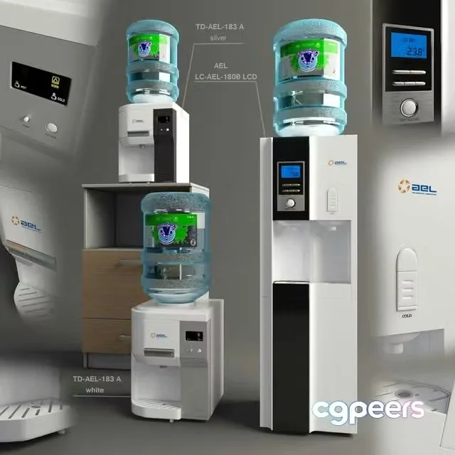 3ds Max Free – Coolers TD-AEL-183 A; LC-AEL-180B LCD