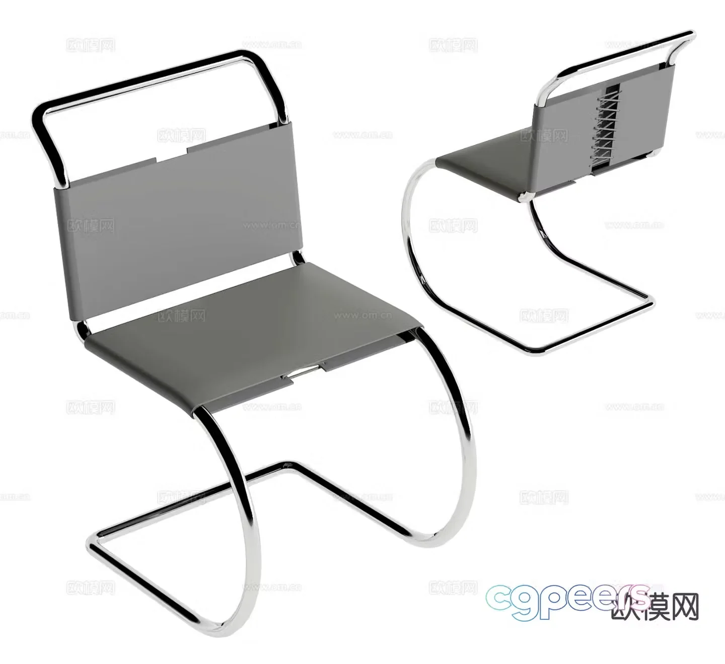 Modern office chair 3d model