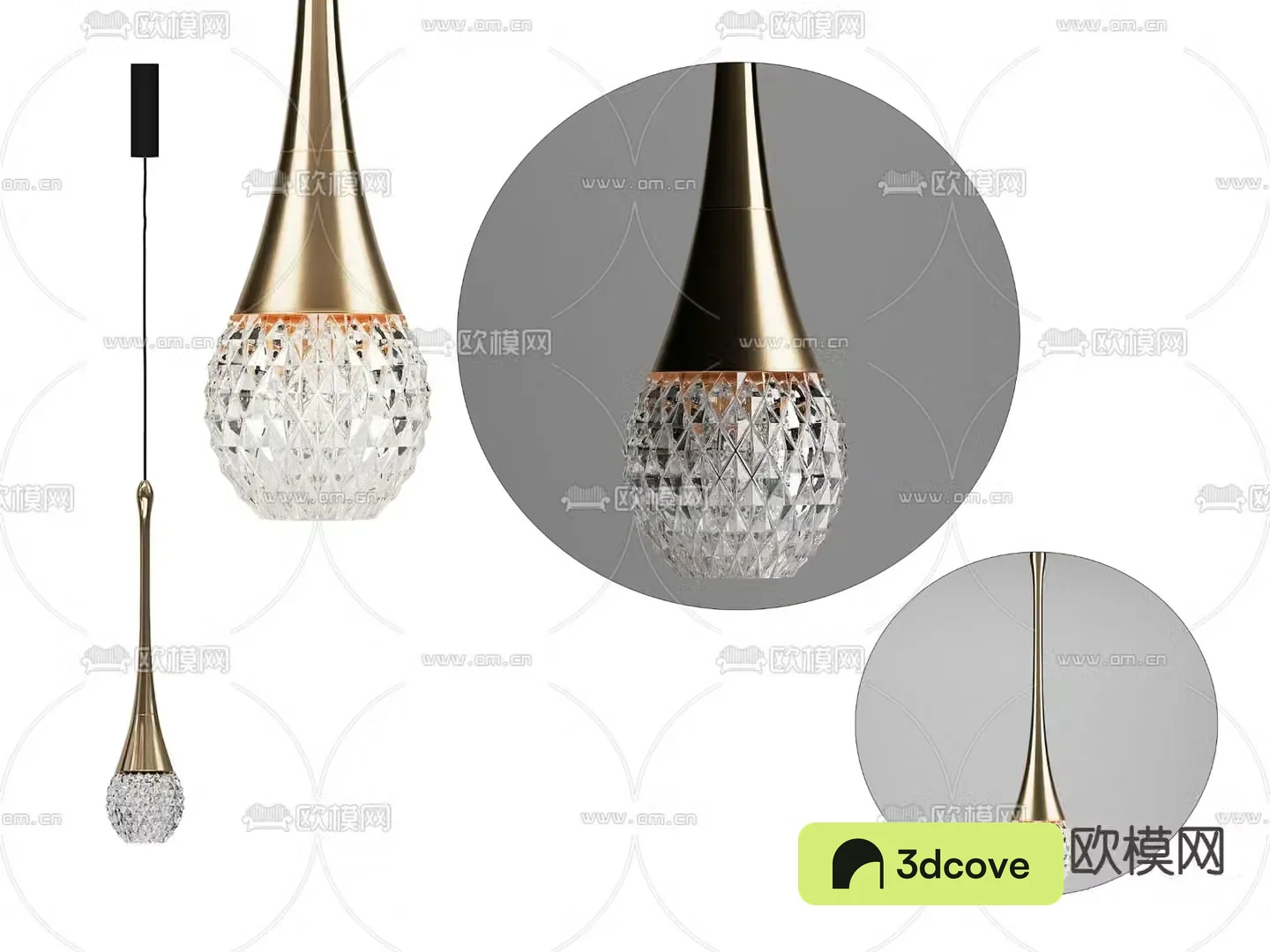 Light luxury chandeliers crystal lamp