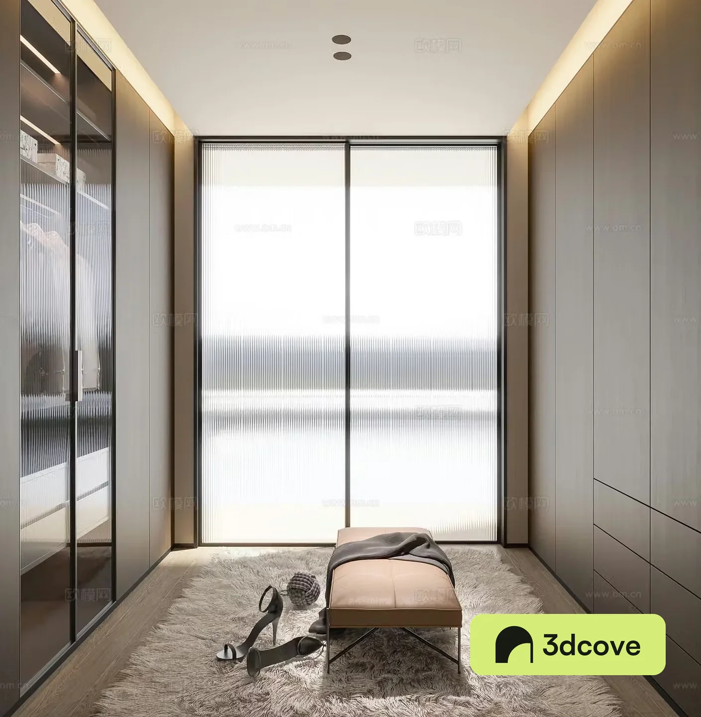 Modern cloakroom