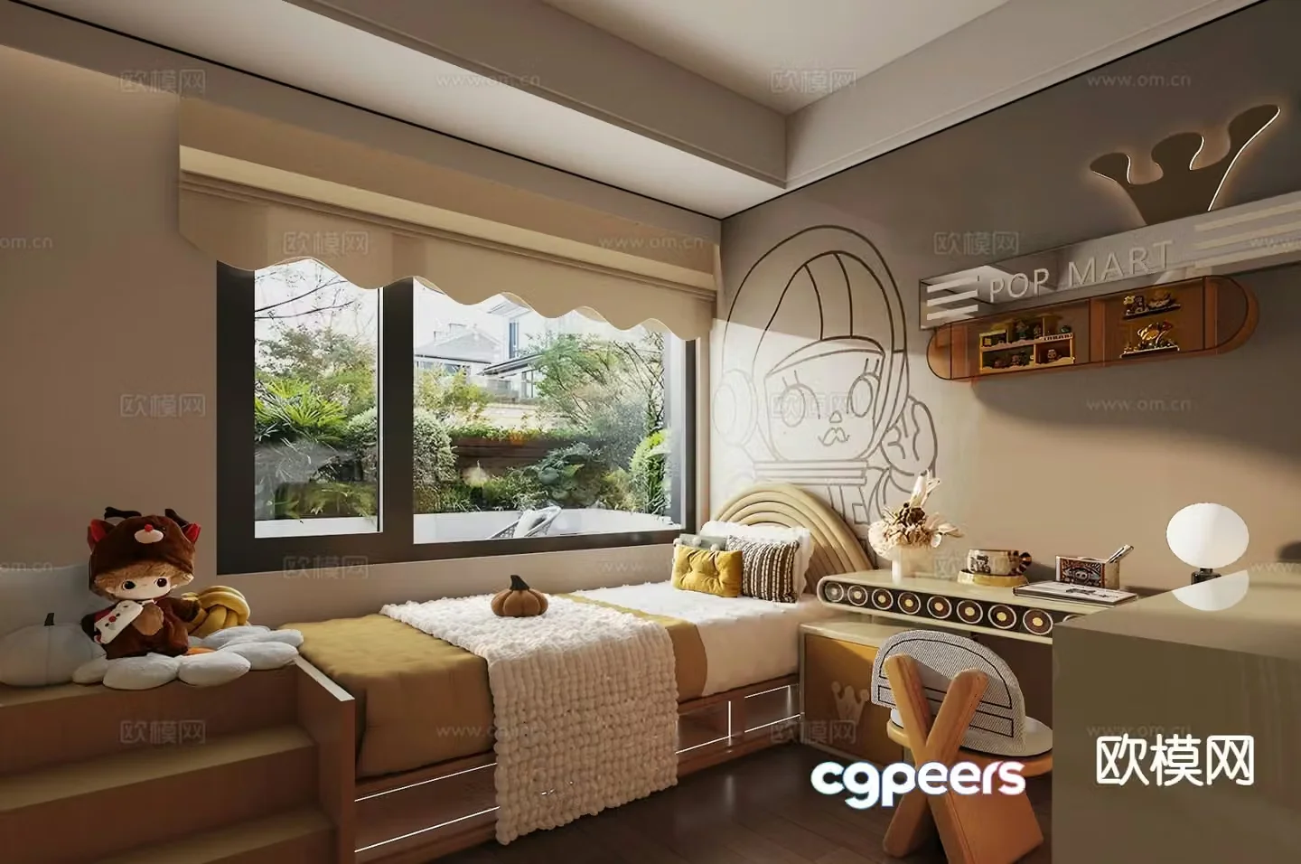 Panshi Design | Themed children’s room 3d model