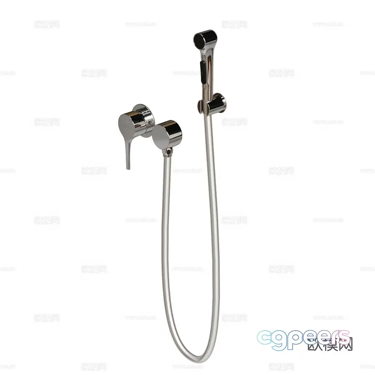 Shower spray gun 3d model